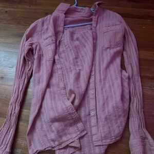 Pink shirt cover, I haven’t worn before, Cute with a shirt